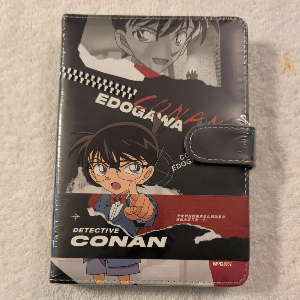 Anime Detective Conan A5 Hardcover Magnetic Buckle Notebook Journal